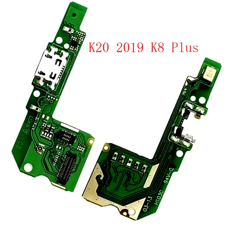 1Pcs Usb Charging Dock Port Connector Charger Board Plug Flex Cable Microphone For LG K20 2019 X120 K8 Plus K50S X540 K51S K51