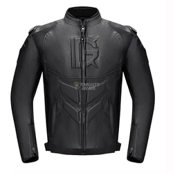 Leather Motorcycle Jacket Cold-proof Waterproof Chaqueta Moto Men's Jaqueta Moticiclista Winter Motorbike Riding Jacket