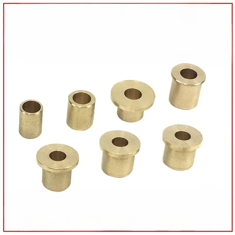 6PCS 4x8mm 5x8mm Copper Bushing Shafting Bearing Rudder Shaft Sleeve Spare Parts for RC Simulation Ship Bait Boat Model