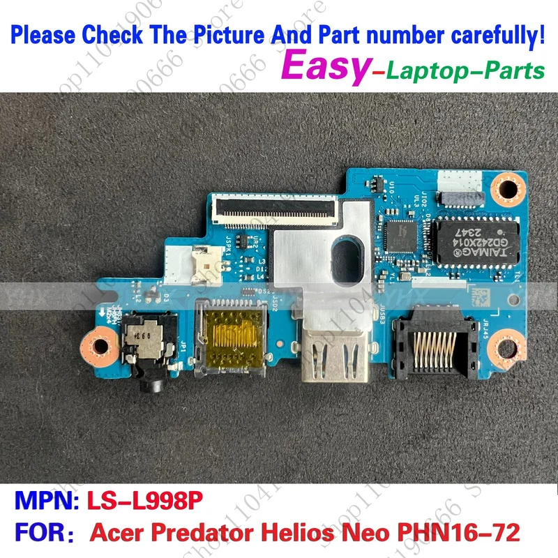 

BD New For Acer Predator Helios Neo PHN16-72 USB BOARD LS-L998P.