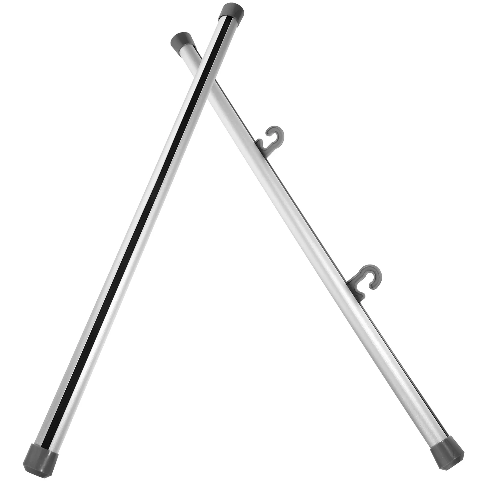 2 Pcs Poster Rod Clip Painting Hanger Picture Frame Hooks Reel Wall Decor Hanging Tool Aluminum Alloy Scroll Cloth