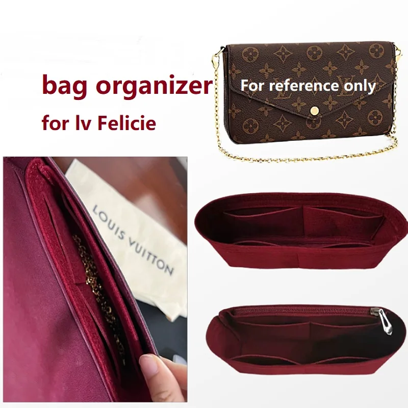 【Only Sale Inner Bag】Bag Organizer Insert For Lv Pochette Felicie Organiser Divider Shaper Protector Compartment