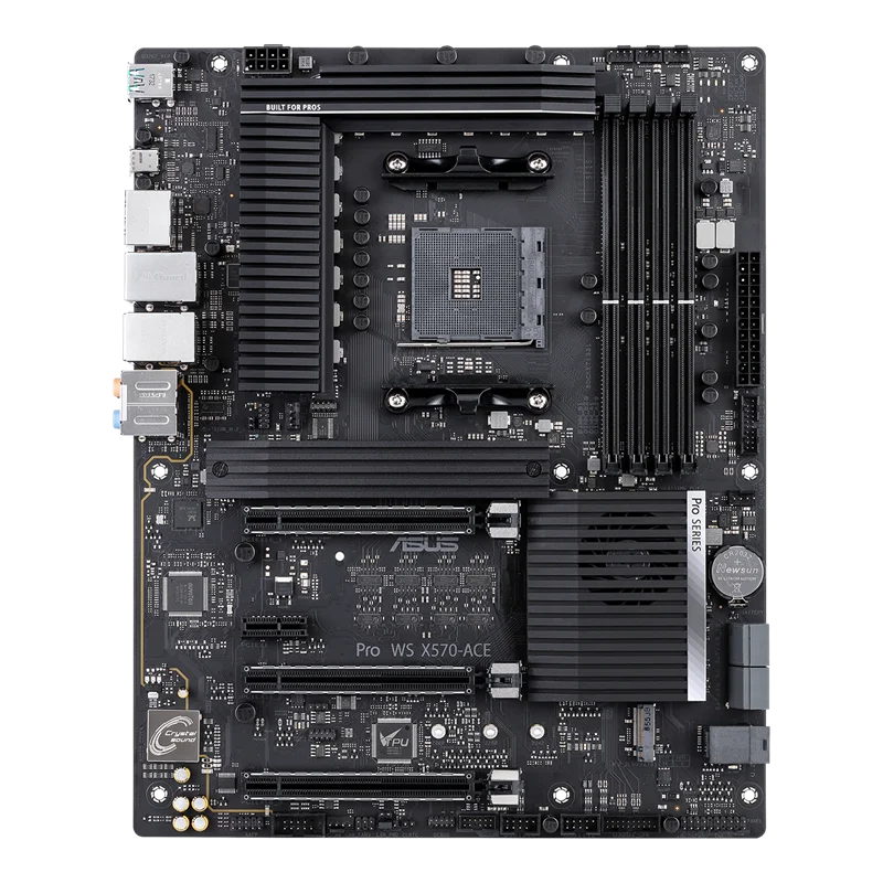 ASUS PRO WS X570-ACE AMD X570 AM4 Motherboard Support Ryzen Ryzen