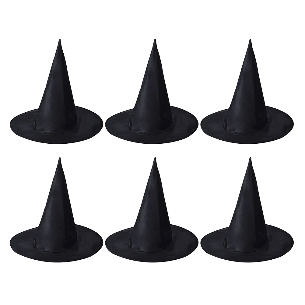 

6 Pcs Wizard Hat Props Halloween Costumes Witches Accessory Supplies Accessories Oxford Cloth Child Headdress