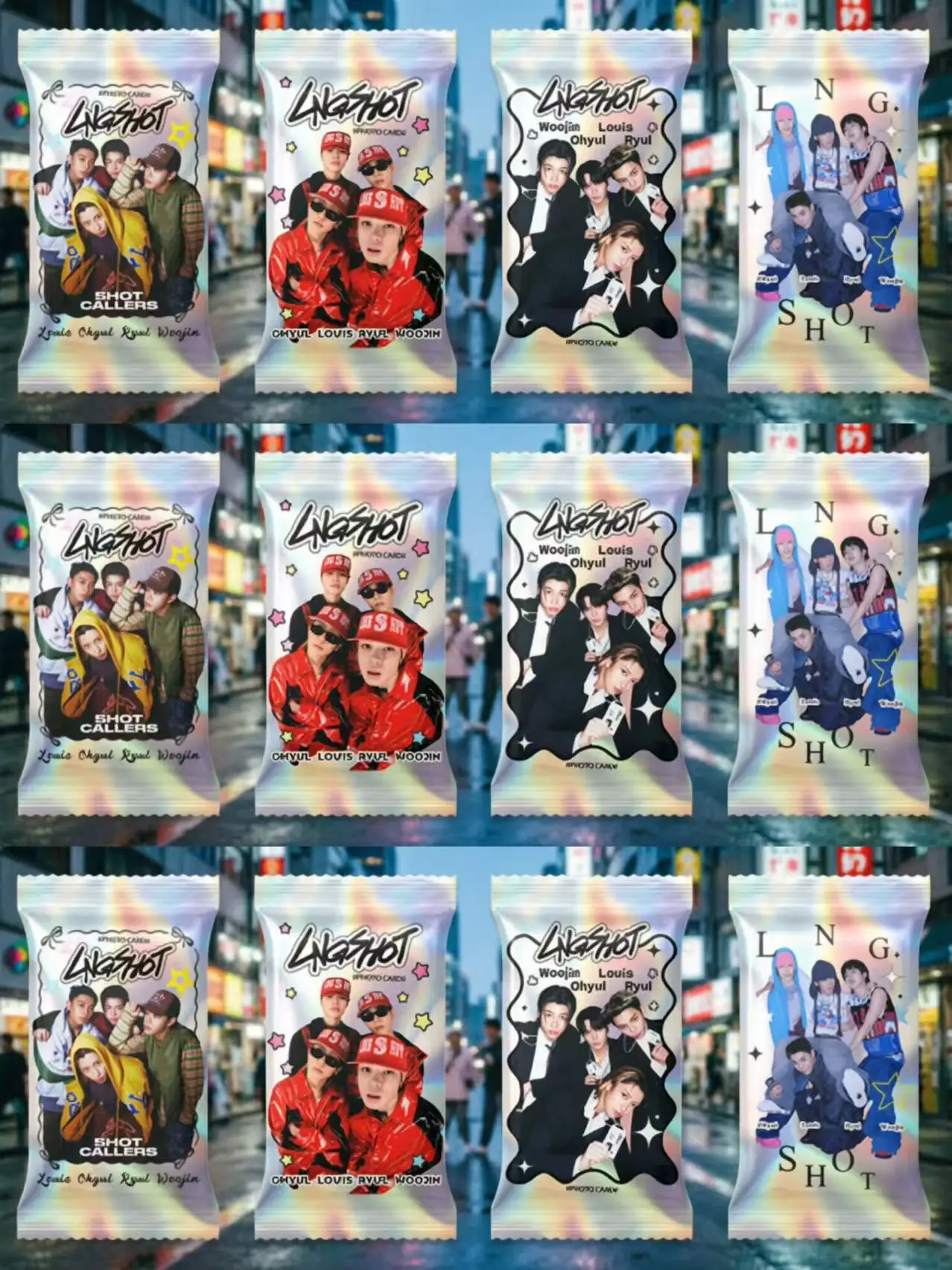 NEW Kpop 240Pcs/Box LNGSHOT Blind BOX Cards Random 10PCS