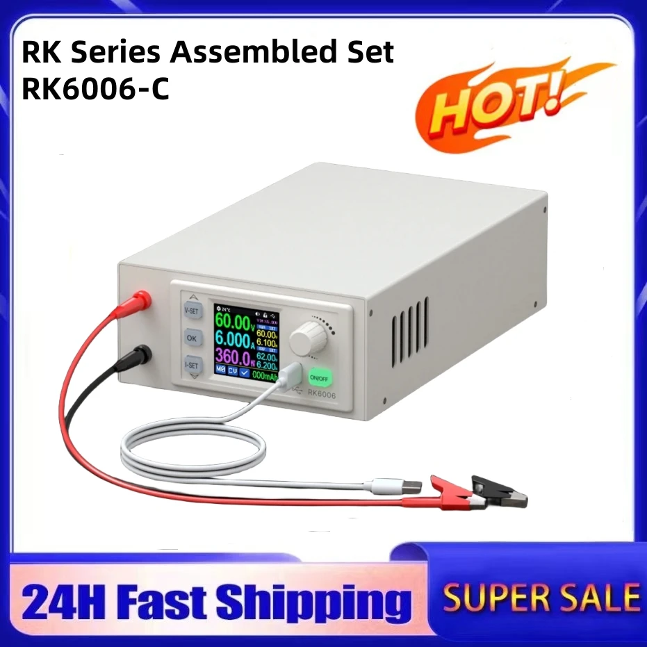 RD RK6006-C 60V 6A 4 Digit Adjustable AC To DC Step Down Voltage Bench Power Supply