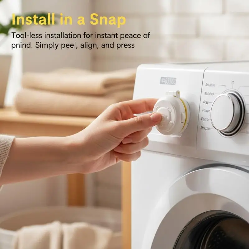 2PCS/SET Children Safety Button Security Lock Car Computer Washing Machine Stove Key Start Button Protection Cover Baby Proof Sa