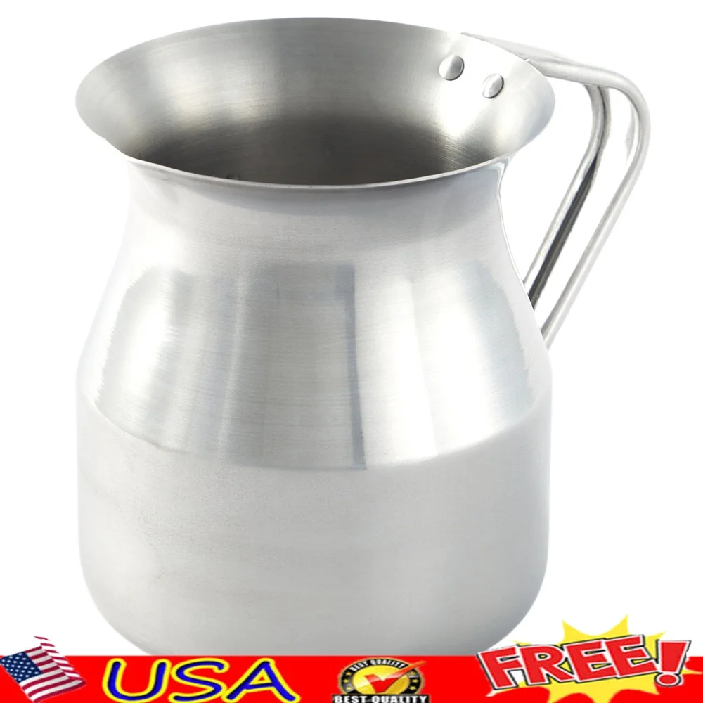 

Алюминиевый кувшин для шоколада емкостью 2Qt, идеальные горячие и холодные напитки, легкий дизайн, удобная кухня, необходимая температура