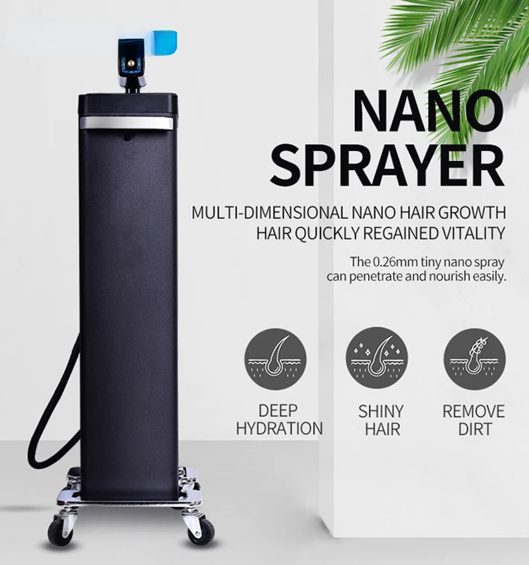 Factory Price Salon Barber Shop Professional Multi-Function Ozone Spa Care Nano Spray Micro Mist Hair Steamer Machine