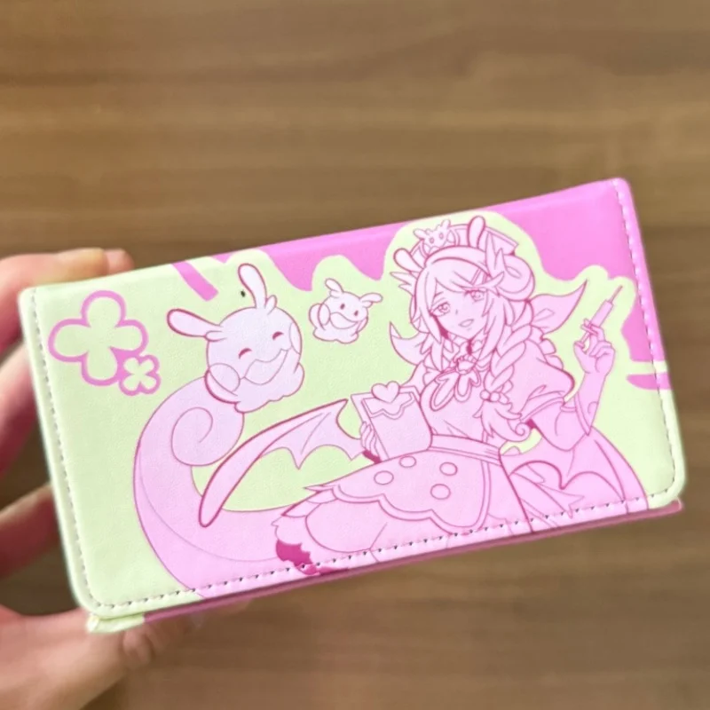 

Yu-Gi-Oh! DIY Nurse Dragonmaid Themed PU Magnetic Side Plug Board Game Card Box TCG PTCG WS Game Collection Card Storage Box Toy