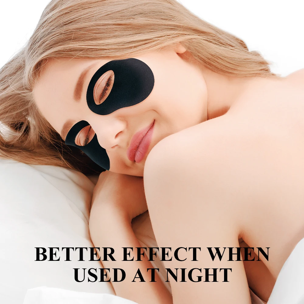 10 Pairs Black Pearl Overnight Sleeping Eye Mask for Puffy Eyes Dark Circles Reduce Wrinkles Anti Age Improve Skin Elasticity