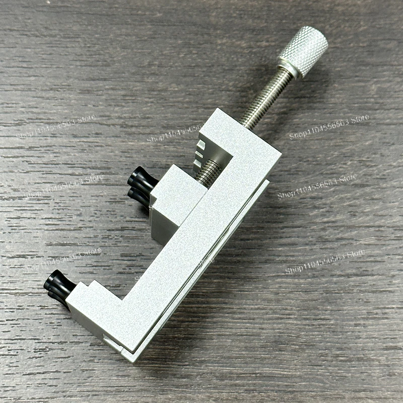 Mini Precision Flat-Nose Vise - Small Clamping Tool for Olive Walnut & Electric Grinder
