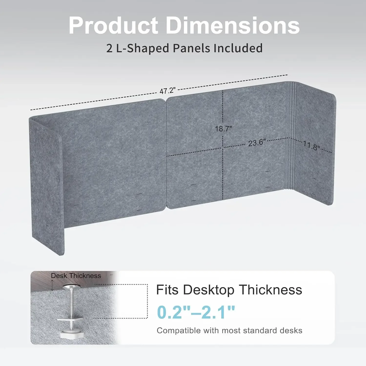 Desk Privacy Panel, 48