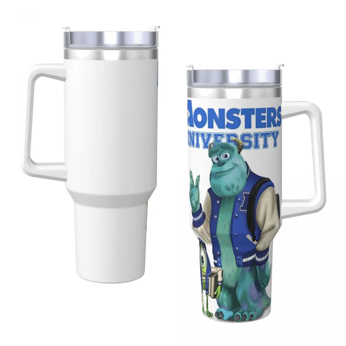 Stainless Steel Tumbler Monsters Inc James P Sullivan Car Mugs With Cold and Hot Water Bottle Keep Heat Large Thermal Cups