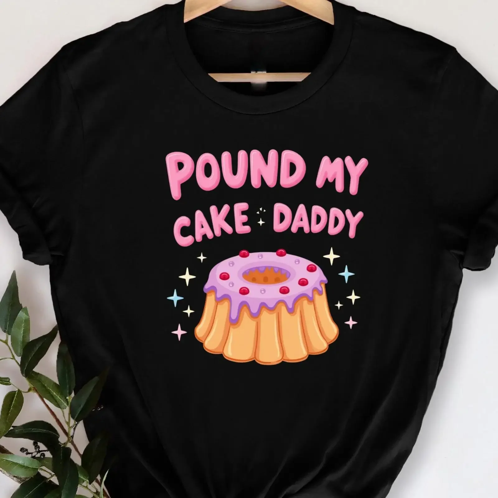Pound My Cake Daddy Funny Baking T Shirt Cute Lover Humorous Cook Sweet Treats Dessert For Bakers Decorating Top vintage