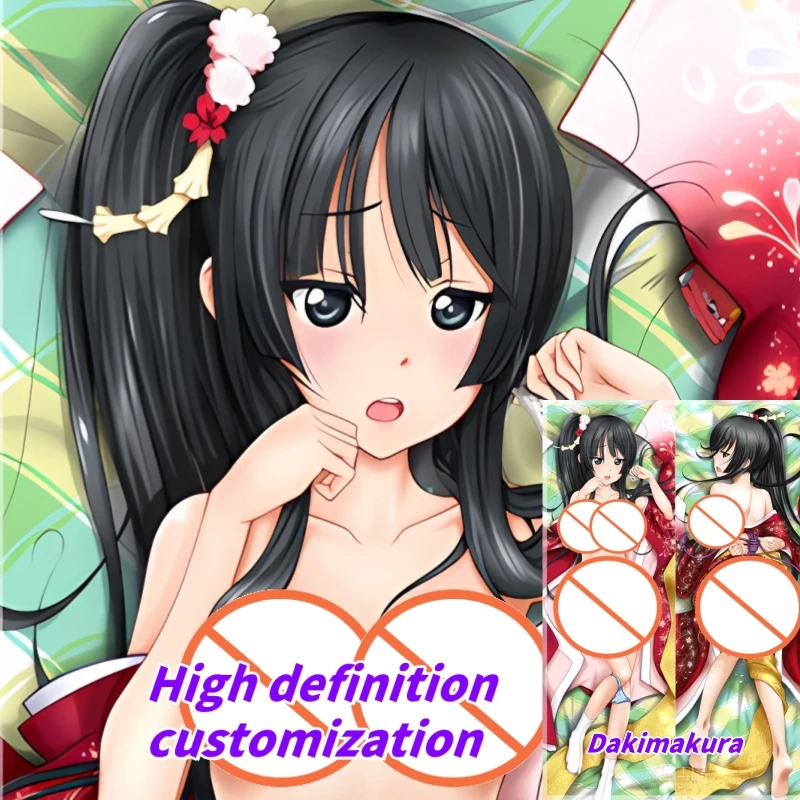 

Dakimakura Anime Pillow Case K-ON Akiyama Mio Double-sided Print Of Life-size Body Pillowcase Gifts