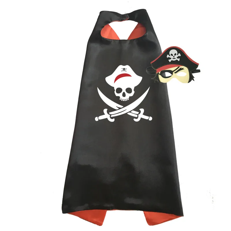 

Pirate Costume Boys Halloween Costumes Captain Jack Cosplay Capes with Masks for Kids Birthday Party