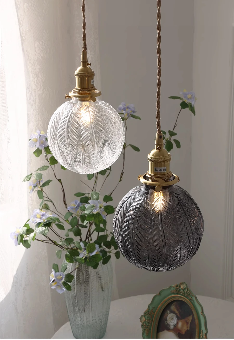 

Japanese Style Glass Ceiling Chandelier Lighting Modern Minimalist Bedside Reading Lamp Led Pendant Lights Chandelier Crystal
