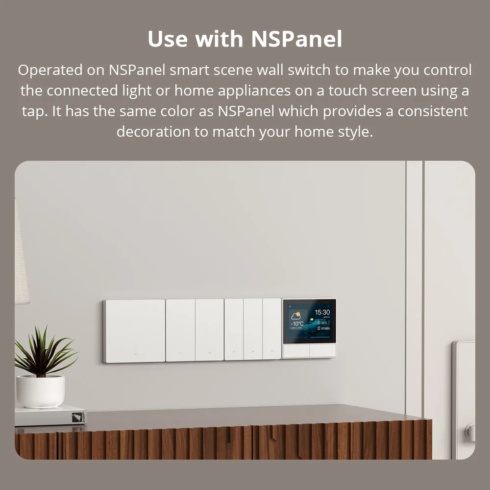 SONOFF M5 Matter 86/120 مفتاح حائط ذكي ثنائي الاتجاه EWeLink مفتاح التحكم عن بعد مع Alexa Google Home Alice Smart Homekit