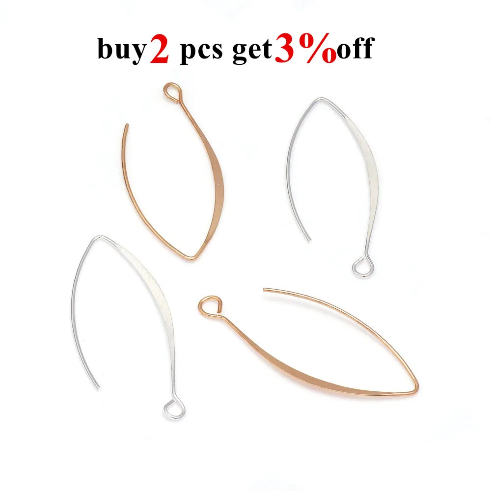 20Pcs 925 Sterling Silver Plated Ear Wires V-shape Earrings Hook For DIY Earring Jewelry Making Crafting