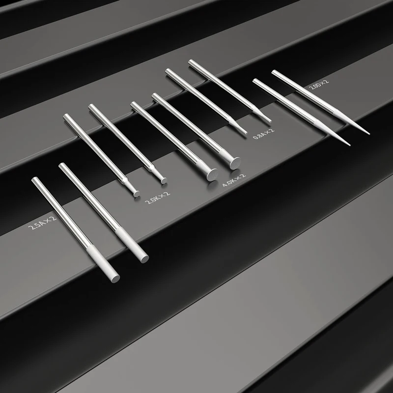 Imagem -03 - Substituição Dicas para 2uul Polonês Broca Caneta 10 Peças Conjunto Moedor Caneta Cpu ic Chip Nand Polonês Broca Caneta Ferramentas 2uul Da82