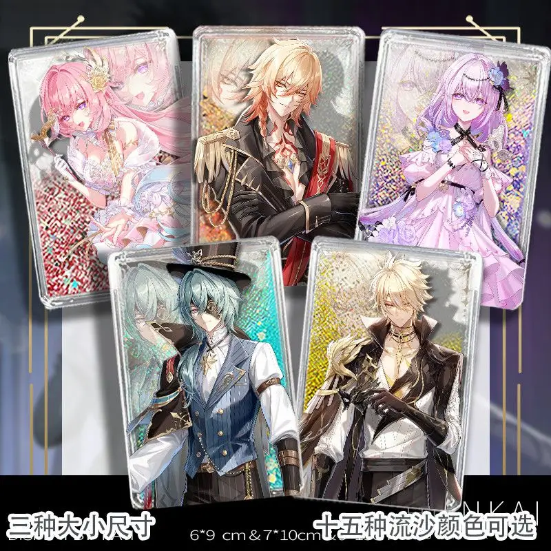 

Honkai: Star Rail Phainon Castorice Mydei Castorice Acrylic Flowing Sand Mahjong Souvenir Card Brick Gift Decoration Ornament