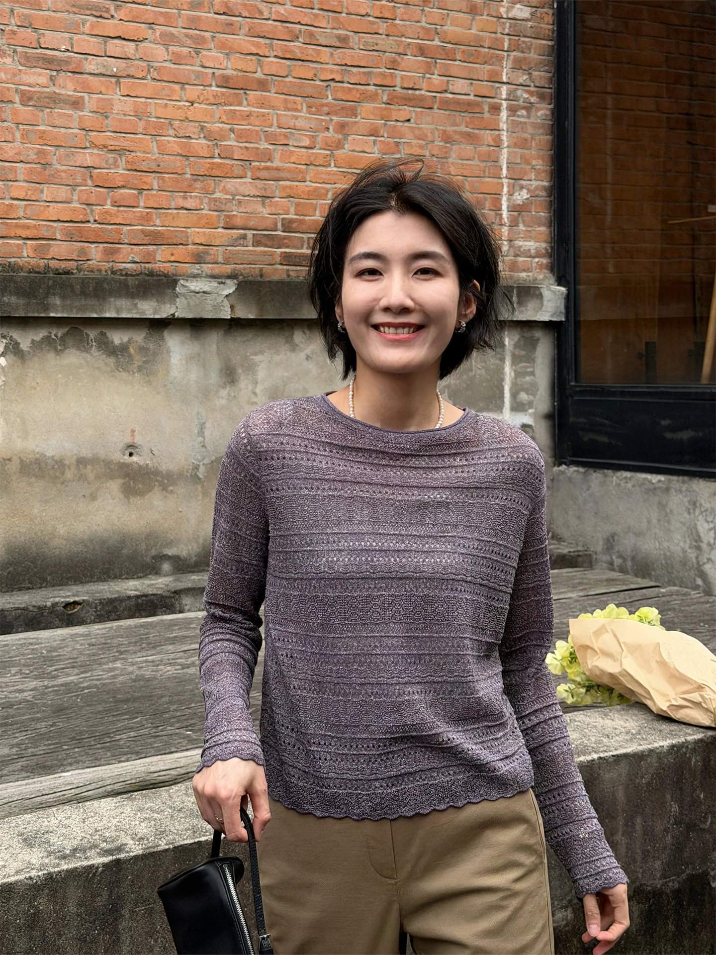 

Женская рубашка Langqing с длинным рукавом из тонкой марли Lenzing, дышащая, повседневная, для работы и на каждый день