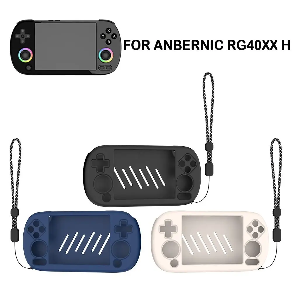 Soft Silicone Protective Cover Anti-Scratch Shockproof Game Console Case Accessories Handheld Game Shell for ANBERNIC RG40XX H