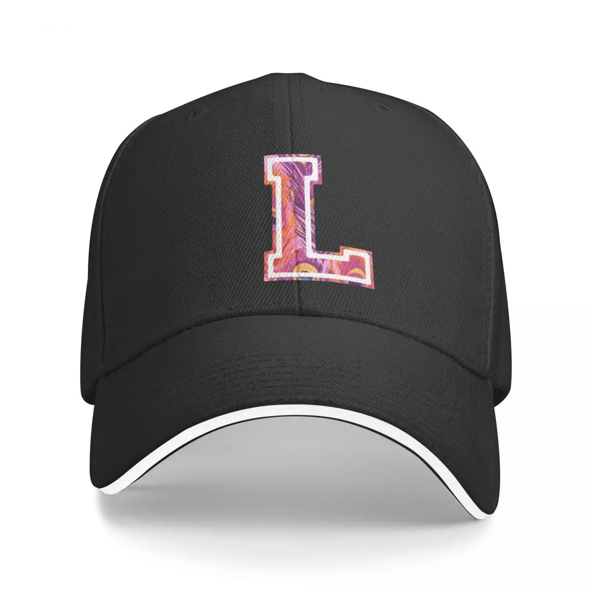 Initial Letter L High-end Baseball Cap For Womens Peacock Feather Design Outdoor Coquette Beach Dad Hat Hot Sale Peaked Cap