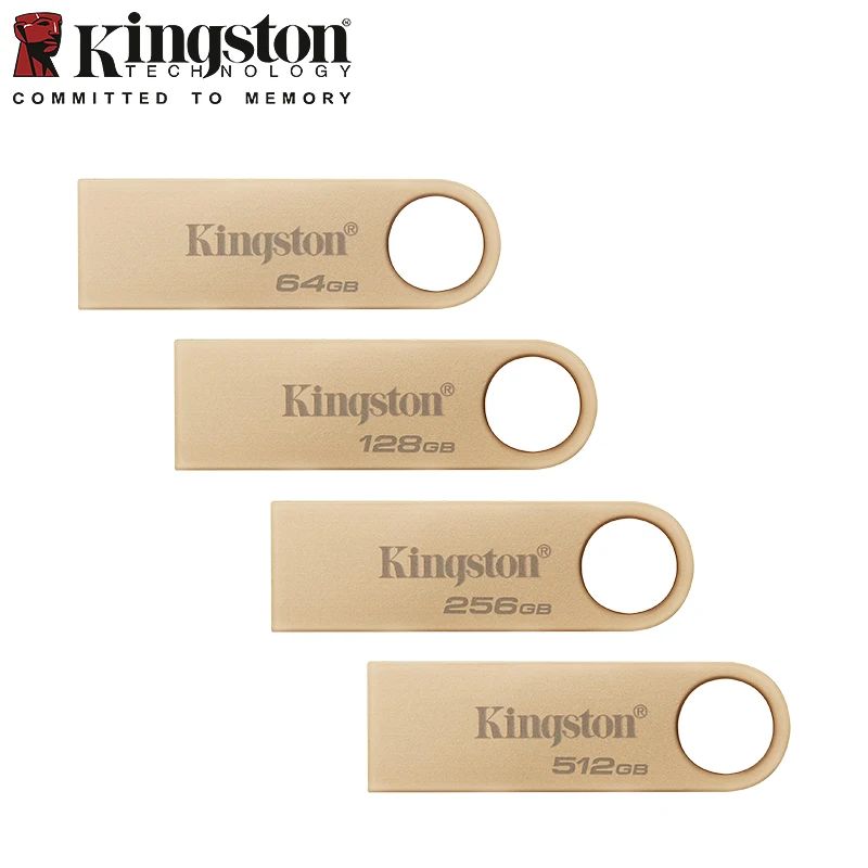 Kingston SE9G3 USB 3.2 Gen1 Metal Flash Drive 64GB-512GB High Speed 220MB/s U Disk