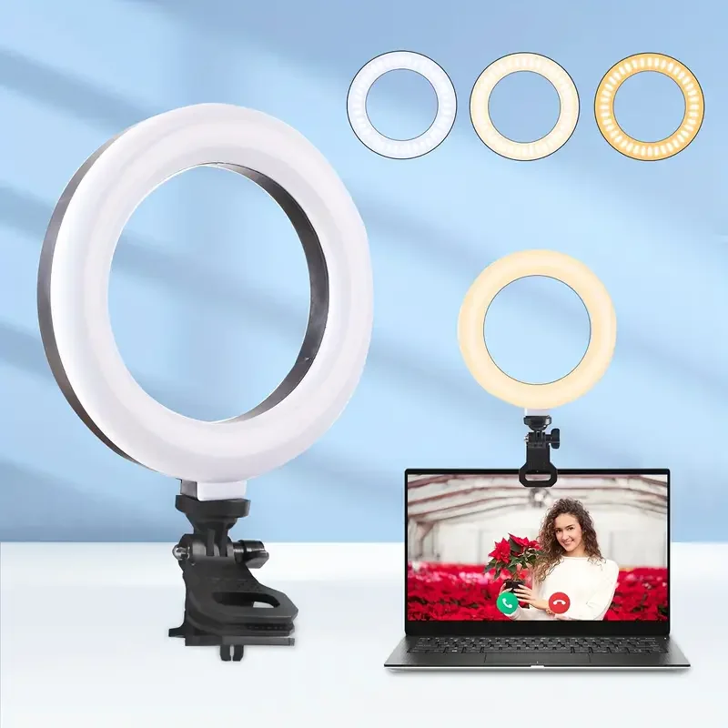 

ZOMEI LED Ring Light USB-Powered for Video Conferencing Remote Work Online Learning Podcasting Live Streaming LED Ring Light Kit