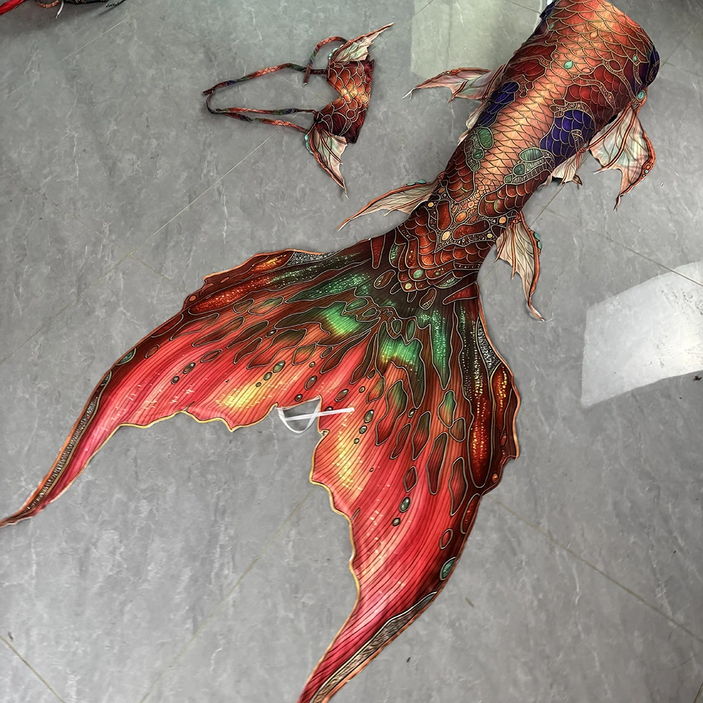 2026-hot-selling-mermaid-diving-swimsuit-mermaid-belly-fish-tail-aquarium-diving-performance-tail-customized-mermaid-tail