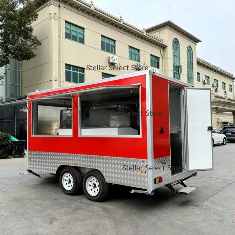 Brick Small Fire Wood Food Truck Concessions Trailer Manufacturing and Pizza  Oven ustralian Standard