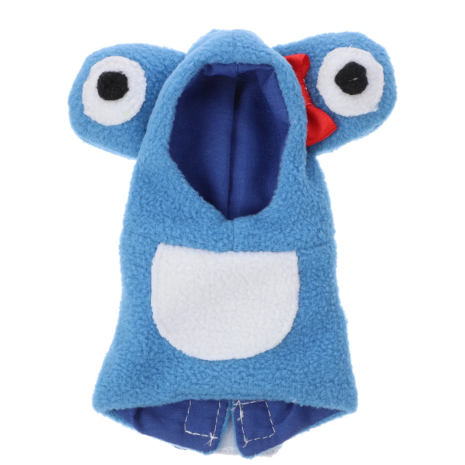 

Coral Fleece Parrot Warm Clothes Blue Color Waterproof Outdoor Pet Bird Flight Suit Hoodie Supplies Cockatiel Macaw