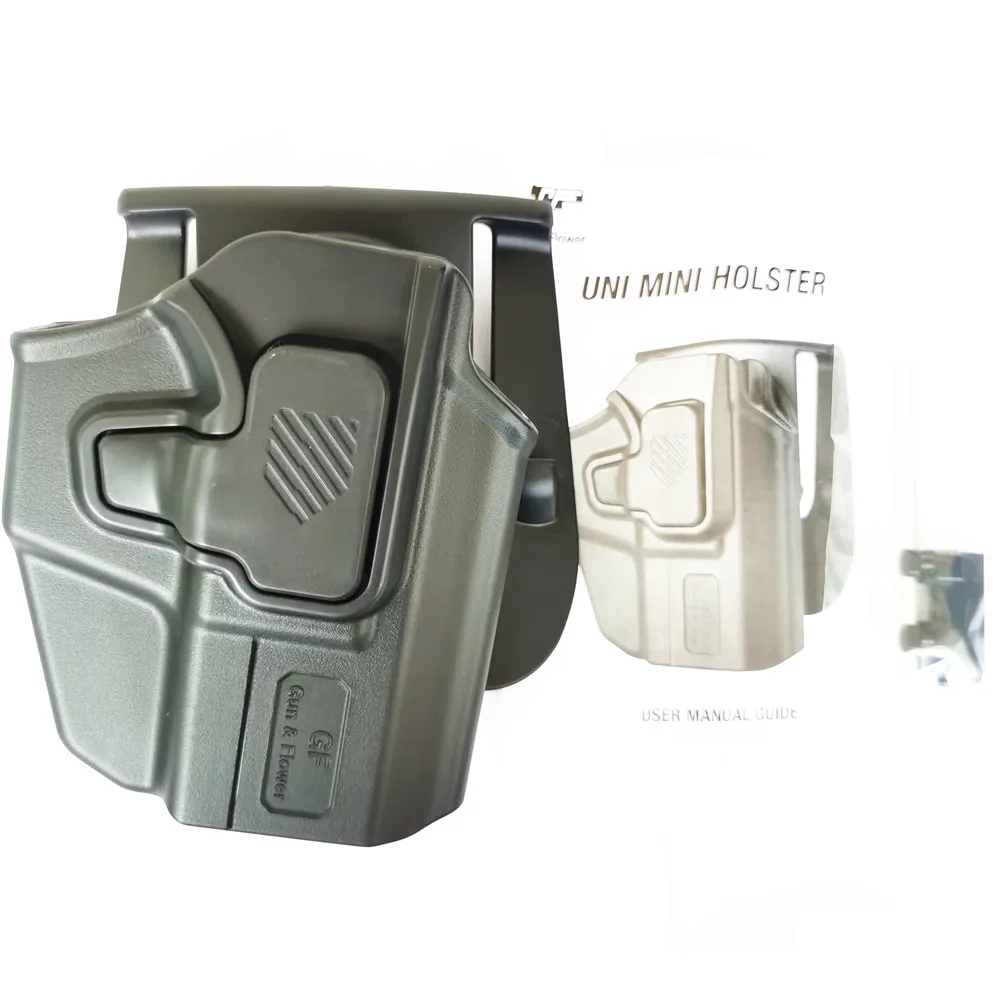 Funda OWB compatible con más de 50 modelos para CZ P10 C S Glock 26 27 42 43 48 Tauras G2C PT111 GX4 Ruger SW MP P365 Hellcat ajustable