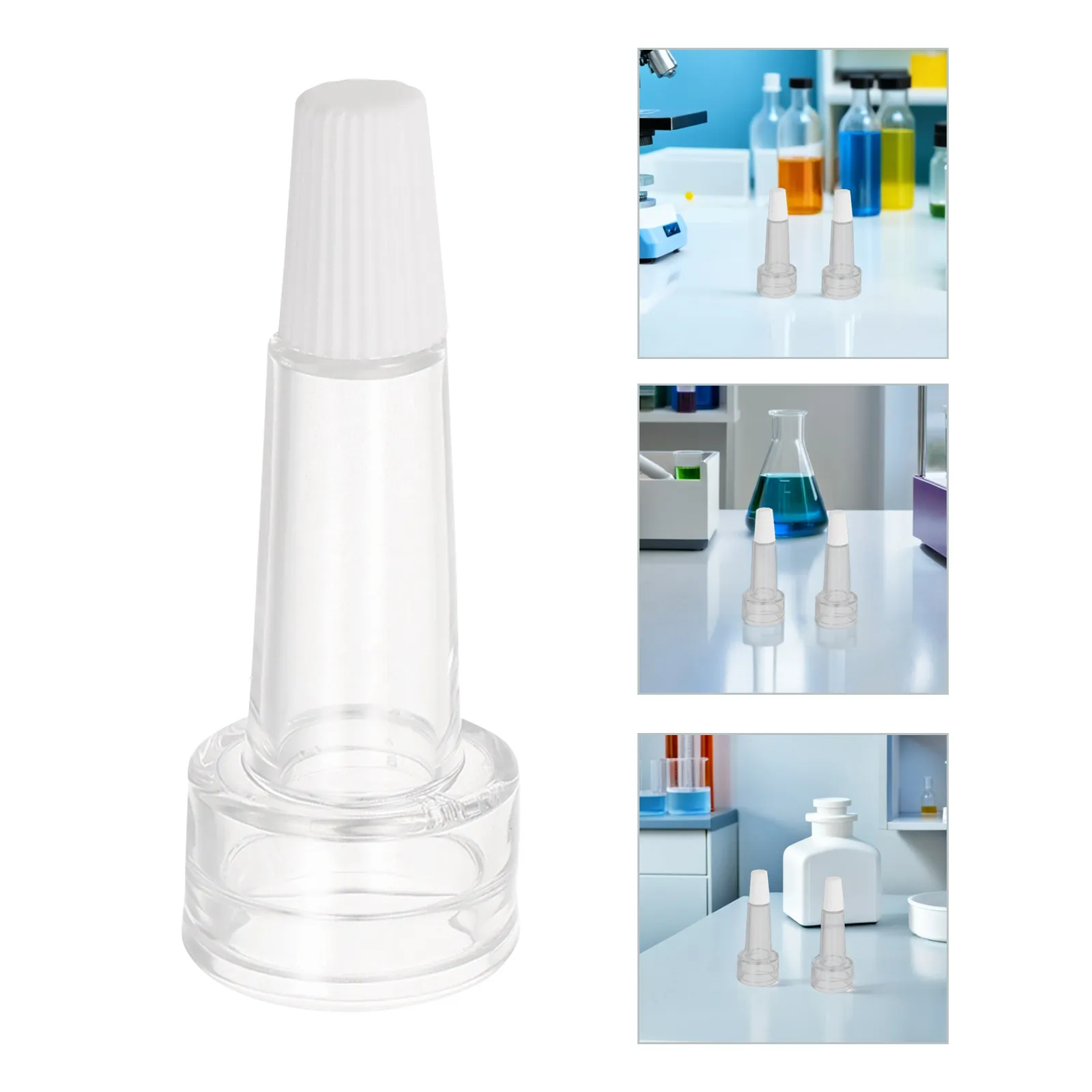 

100 шт. прозрачных колпачков-капельниц из ПВХ для флаконов, герметичные крышки для бутылок с эссенциями и жидкостями