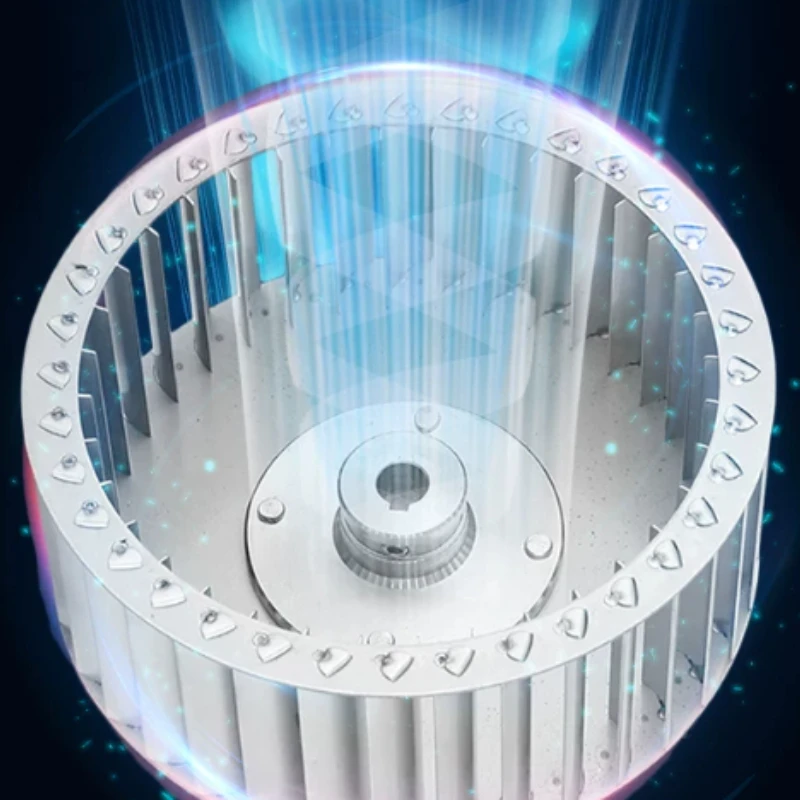 304 stainless steel high temperature resistant DF centrifugal fan industrial 380V multi-wing blower 220V strong suction fan