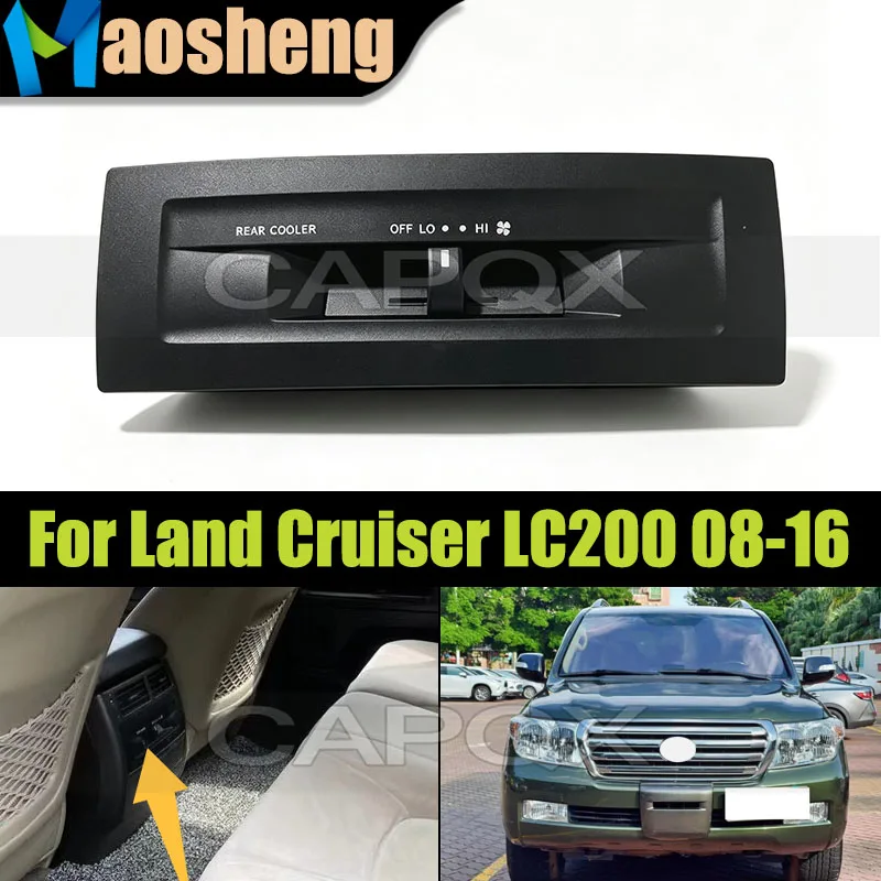 Rear Air Conditioning Switch For Toyote Land Cruiser LC200 2008-2016 Rear Cooler Switch Control Panel
