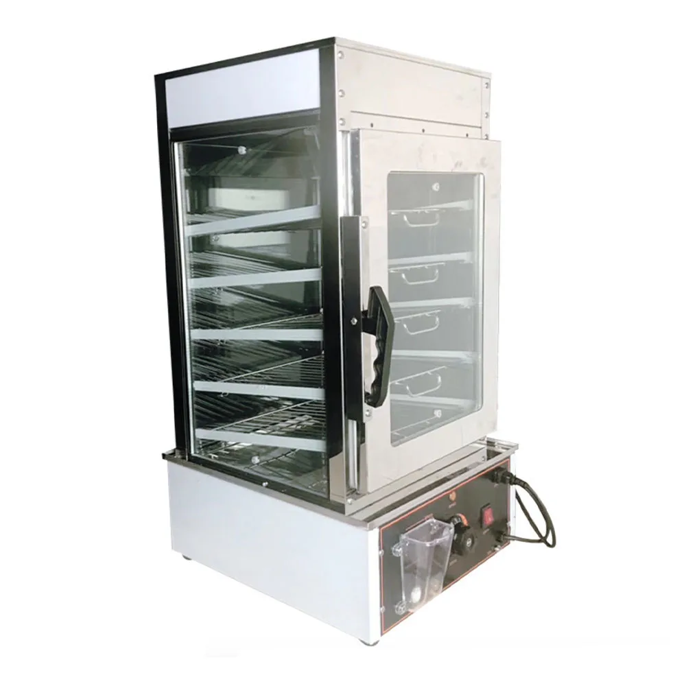 High Quality Steamed Bun Steamer Machine, Dumpling Bread Warmer Cabinet, Steaming Bun Warmer