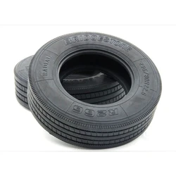 1 Pair RC 1/14 Rubber Narrow Tire And Wide Tyre For Tamiya 1/14 RC Tractor Truck Trailer Tipper Toy Parts 770S FH16 Accessories