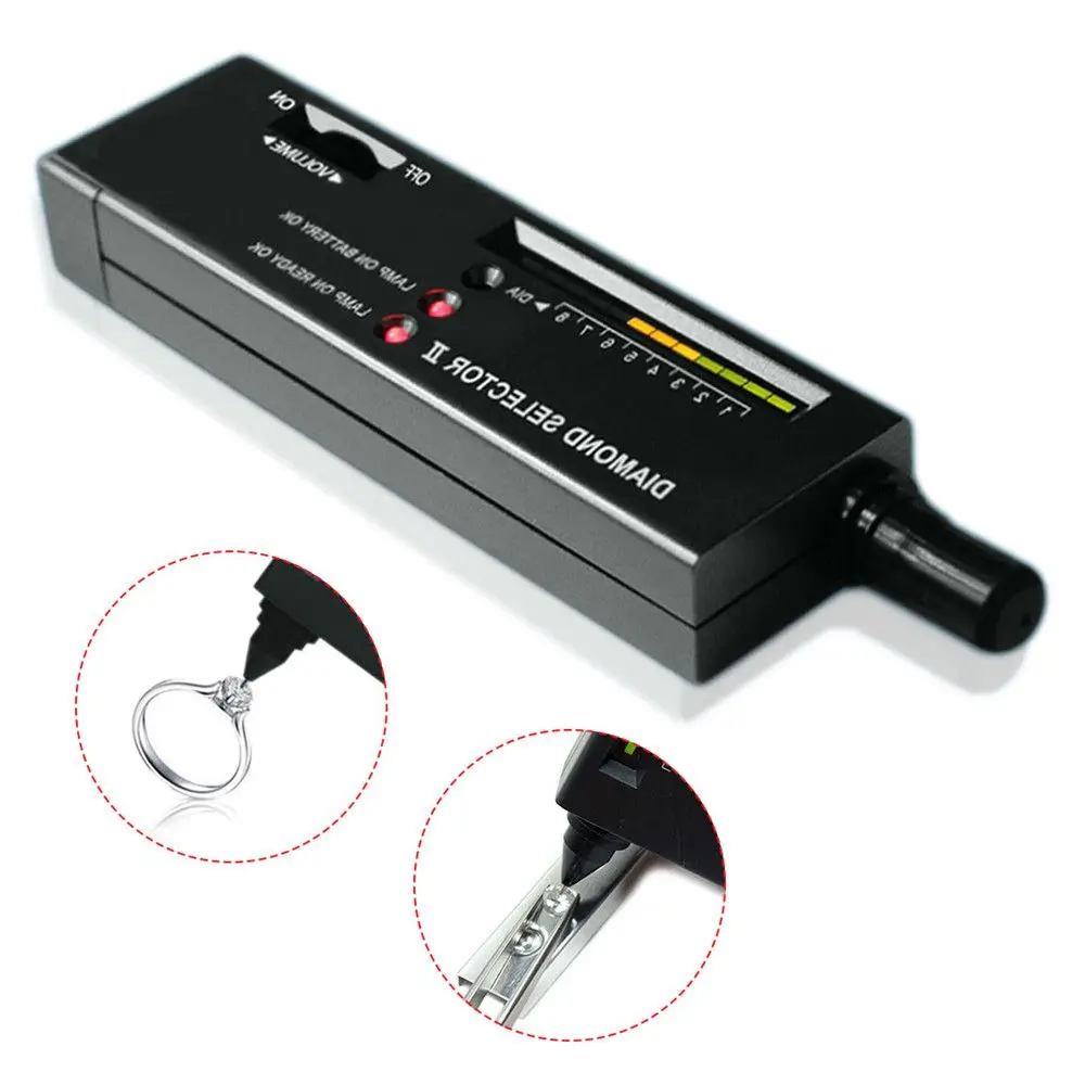 

Gemstone Detector Diamond Selector for Gemstone Crystal Diamond Tester Hardness Testers Digital Accuracy Jewelry Testing Tool