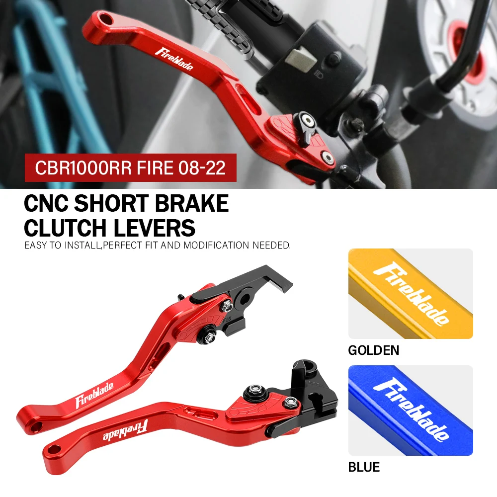 

For HONDA CBR1000RR /FIREBLADE SP 2008-2022 2021 2020 Motorcycle CNC Adjustable Brake Clutch Levers Handle Accessories