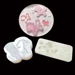 DIY Epoxy Resin Mold Dog Silicone Shaker Mold Jewelry Tools Jewelry Molds