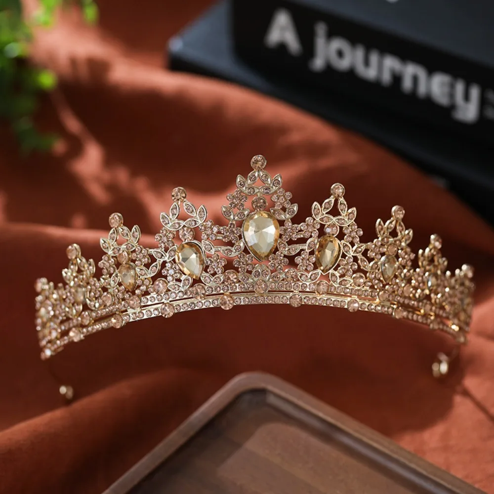 Vintage Leaf Vine Silver Plated Rhinestone Bridal Crown Tiara Hair Accessory Wedding Pageant Contest Birthday Parties Formal view 3