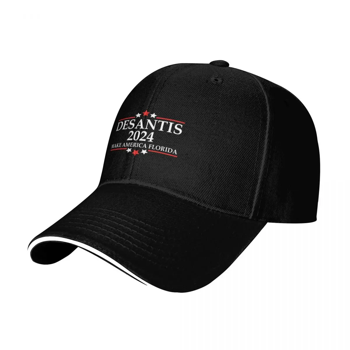 Desantis 2024 Make America Florida Baseball Cap Adjustable Buckle Closure Moisture Wicking Quick Dry Curved Brim Classic Fit