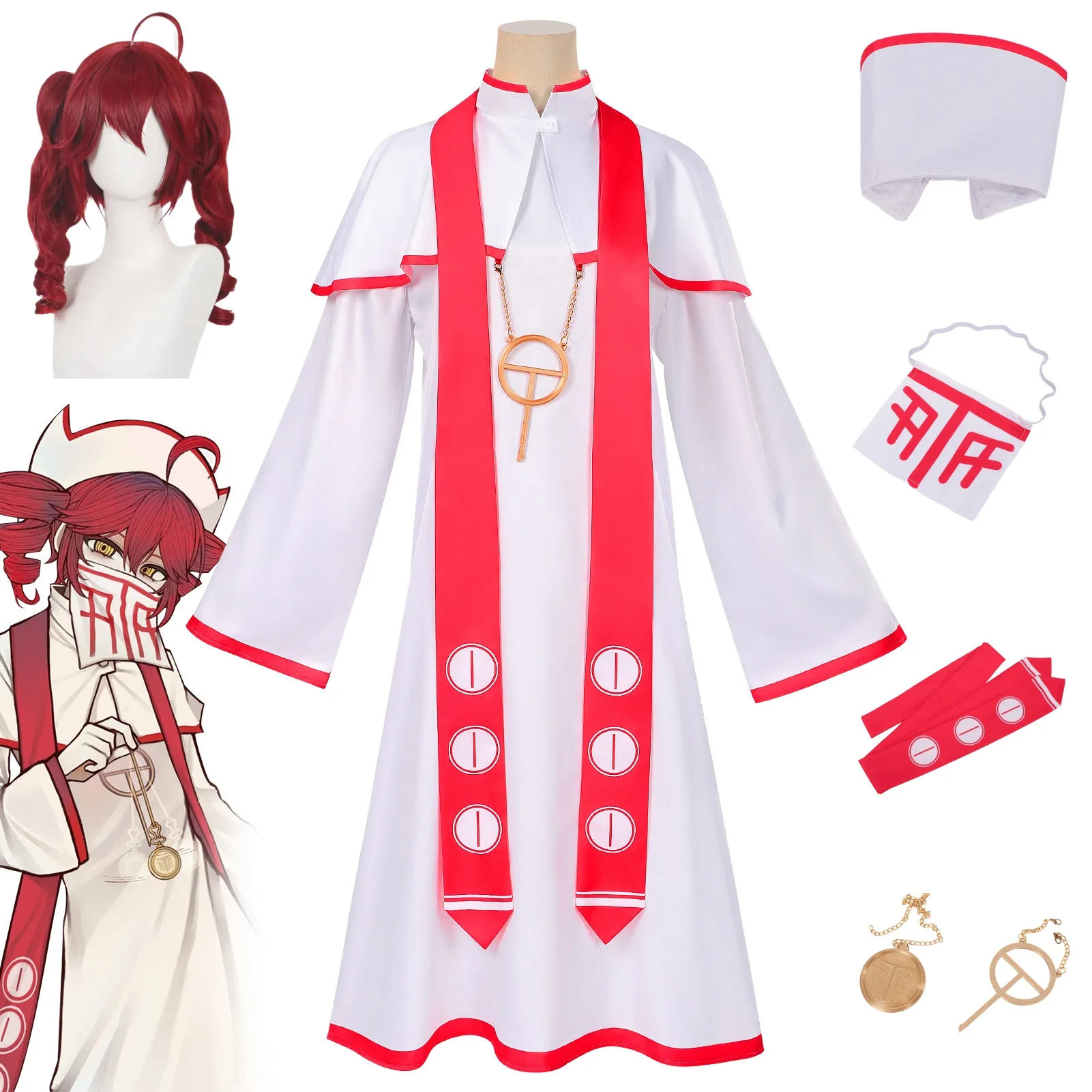 

Касане Тето Косплей Аниме Не доверять Т-образных слов Костюм Парик Карнавал Хэллоуин Комикс Анимация Песня Одежда для вечеринок