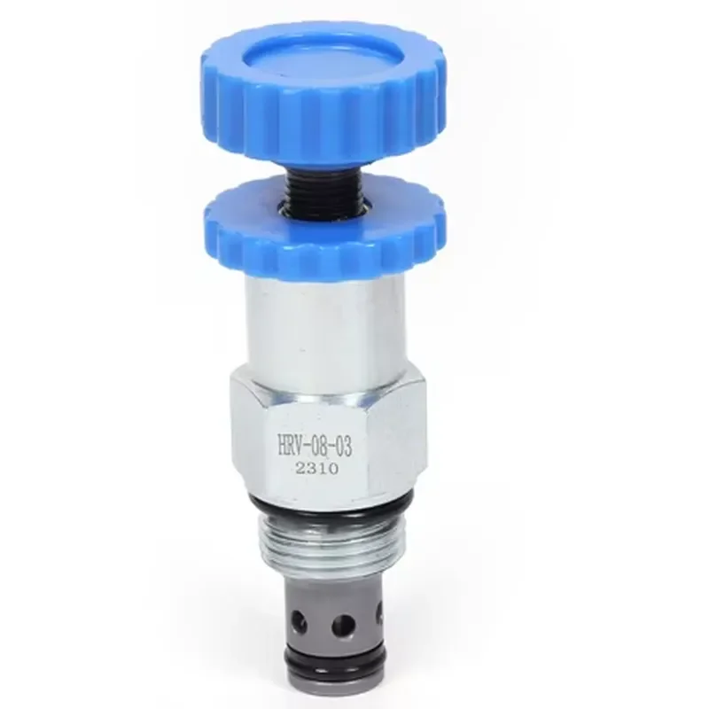 Hongshan Manual Operated Pressure Control Valve RV-08-3 Safety Valve 210 bar 10 GPM Cylinder Construction
