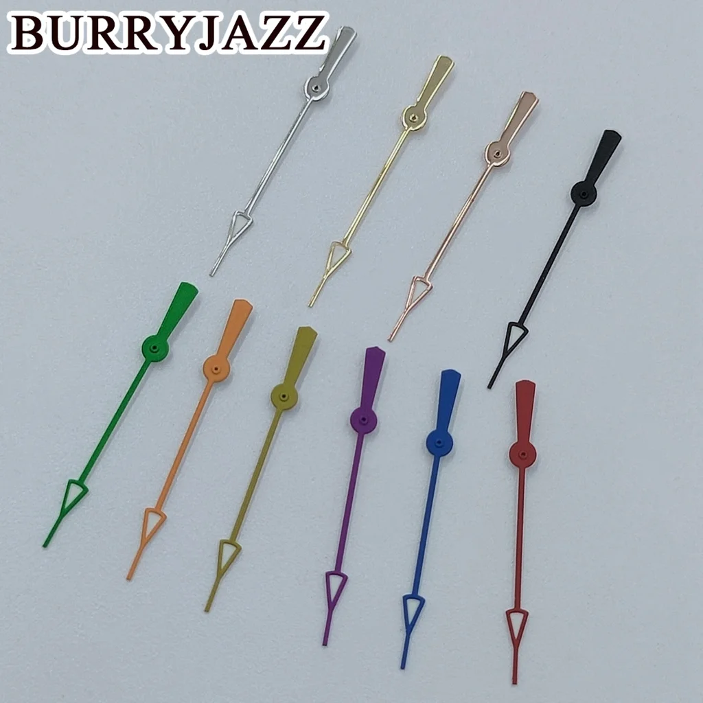 BURRYJAZZ NH35 NH36 NH38 7S26 7S36 4R35 4R36 Watch Hands Silver Gold Black Green Blue Red Yellow Orange Hands Green Luminous