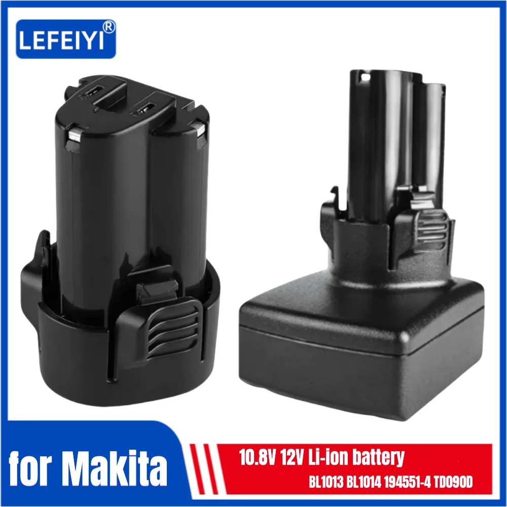 10.8V 12V Li-ion battery 6000AH 3000mAH for Makita BL1013 BL1014 194551-4 TD090D TD090DW LCT203W LCT204 194550-6 DF030D