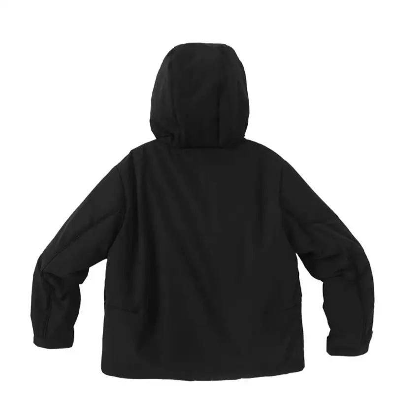 

Женская зимняя куртка Bebe из хлопка, теплая, свободного кроя, с капюшоном, ветрозащитная, на флисовой подкладке, на молнии, для активного отдыха